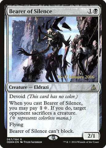 Bearer of Silence (Prerelease) [Oath of the Gatewatch Prerelease Promos]