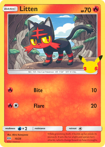 Litten (15/25) [25 aniversario de McDonald's] 