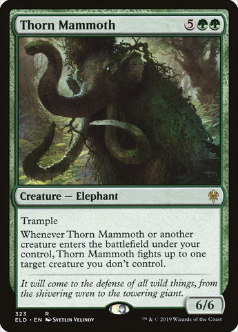Thorn Mammouth [Trône d'Eldraine] 