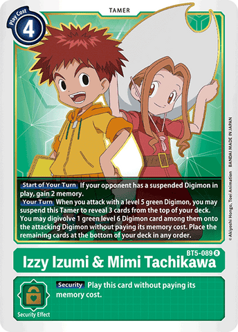 Izzy Izumi y Mimi Tachikawa [BT5-089] [Batalla de Omni] 
