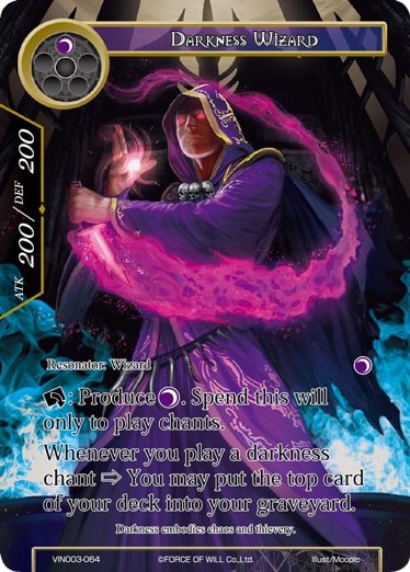 Darkness Wizard (VIN003-064) [Vingolf 3: Ruler All Stars]