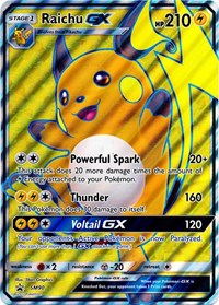 Raichu GX (SM90) (Tarjeta Jumbo) [Sol y Luna: Black Star Promos] 