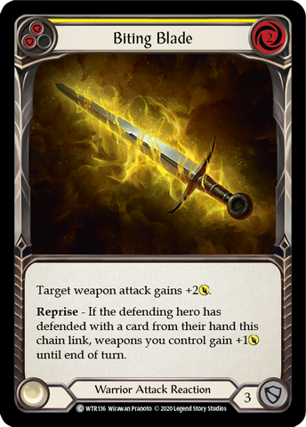 Biting Blade (Yellow) [U-WTR136] Unlimited Normal