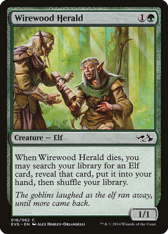 Wirewood Herald (Elfes contre Gobelins) [Duel Decks Anthology] 