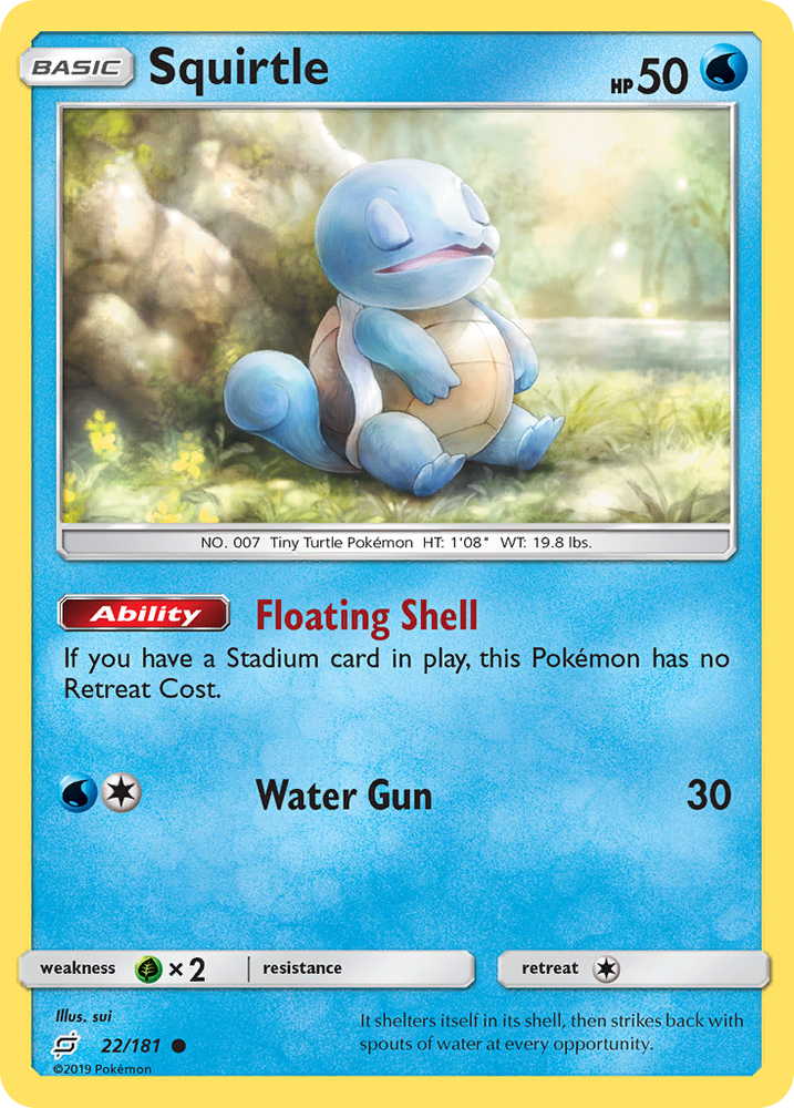 Squirtle (22/181) [Sol y Luna: Unirse] 