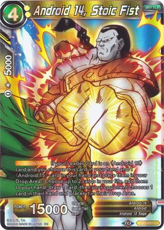 Android 14, Stoic Fist (Reprint) (BT9-057) [Battle Evolution Booster]