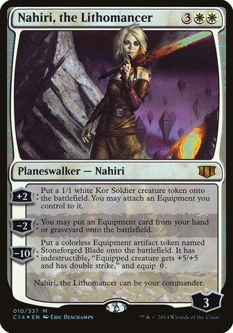 Nahiri, the Lithomancer (Commander 2014) [Commander 2014 Oversized]