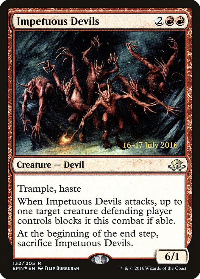 Impetuous Devils  (Prerelease) [Eldritch Moon Prerelease Promos]