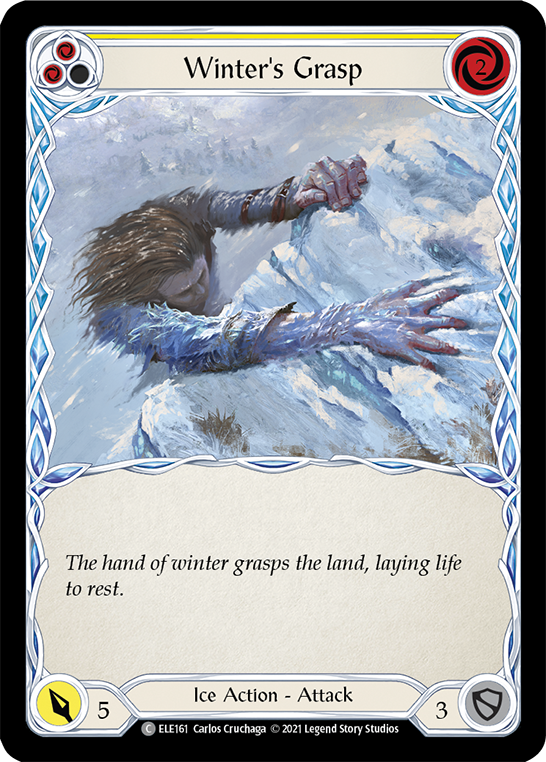 Winter's Grasp (Jaune) [ELE161] 1ère édition Normal 