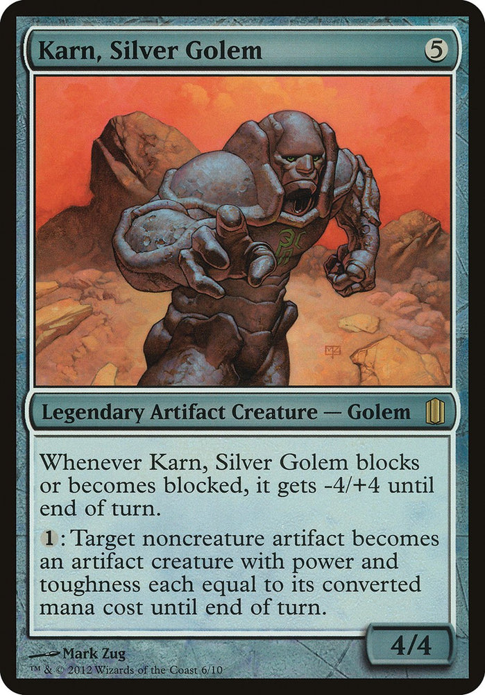 Karn, Silver Golem (Arsenal del comandante) [Arsenal del comandante de gran tamaño] 