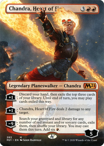 Chandra, corazón de fuego (sin bordes) [Core Set 2021] 