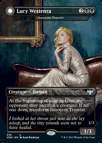 Viajero inocente // Invasor malicioso - Lucy Westenra // Lucy, vampiro surgido [Innistrad: Crimson Vow] 