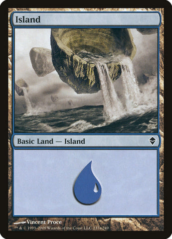 Island (#237a) [Zendikar]
