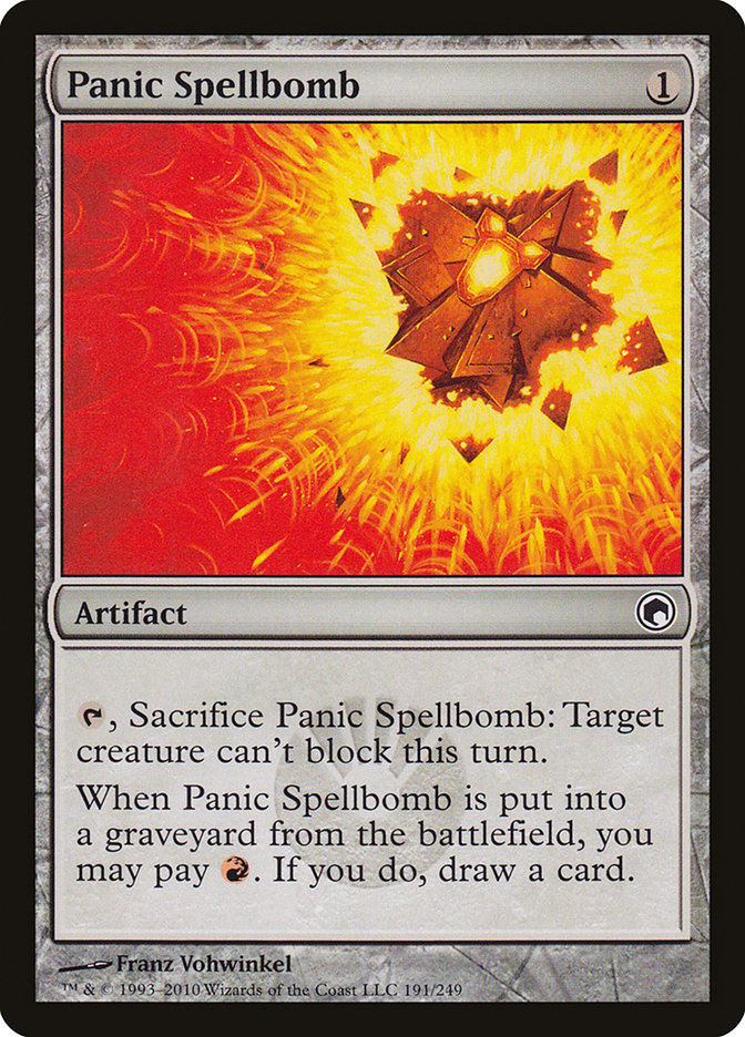 Panic Spellbomb [Cicatrices de Mirrodin] 