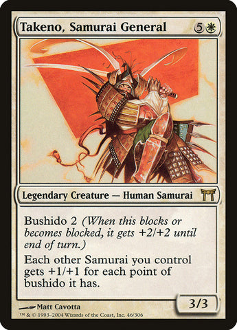Takeno, général samouraï [Champions de Kamigawa] 