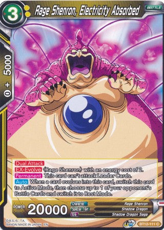 Rage Shenron, Electricity Absorbed [BT12-111]