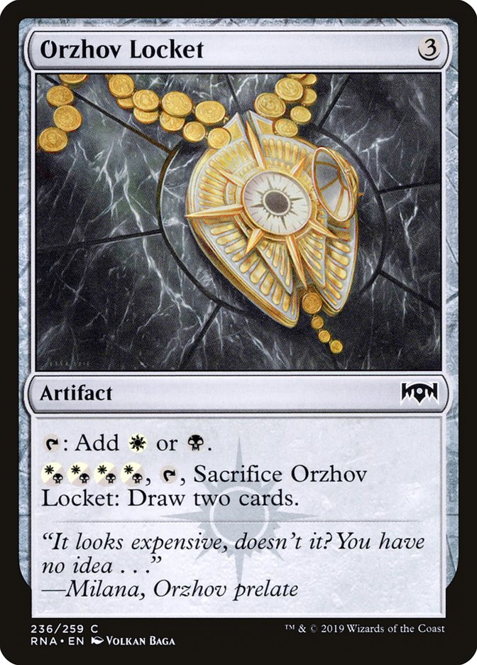 Médaillon d'Orzhov [Allégeance de Ravnica] 