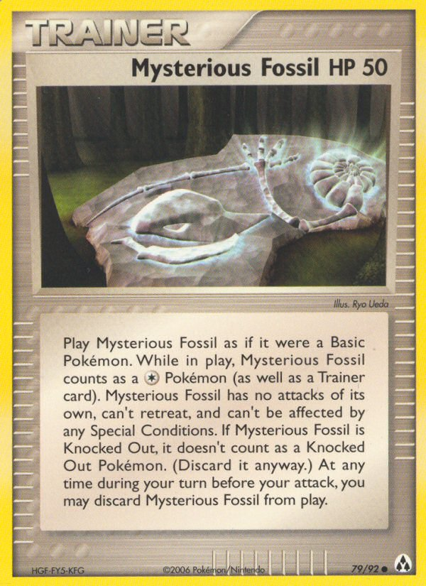 Fossile mystérieux (79/92) [EX : Créateur de légendes] 