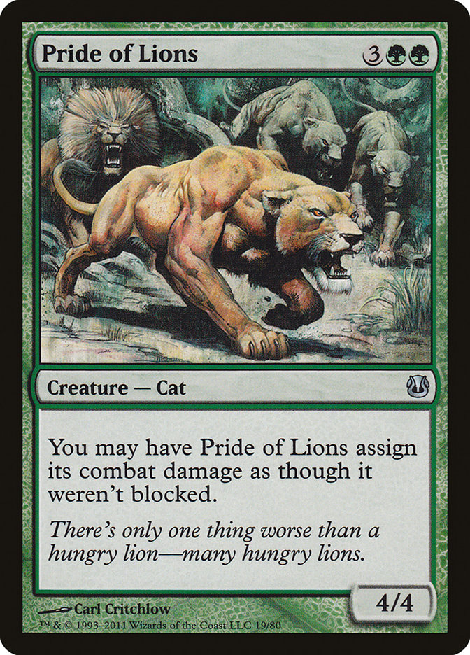 Pride of Lions [Duel Decks: Ajani contre Nicol Bolas] 