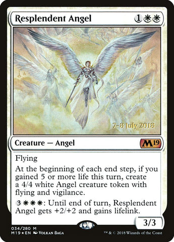 Resplendent Angel  (Prerelease) [Core Set 2019 Prerelease Promos]