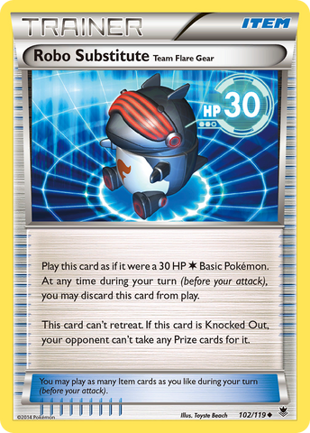 Robo Substitute Team Flare Gear (102/119) [XY: Phantom Forces]