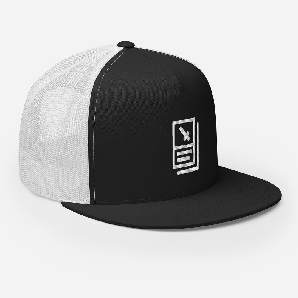 "Card Icon" (White) Trucker Cap