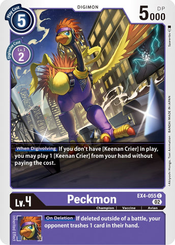 Peckmon [EX4-055] [Alternative Being Booster]
