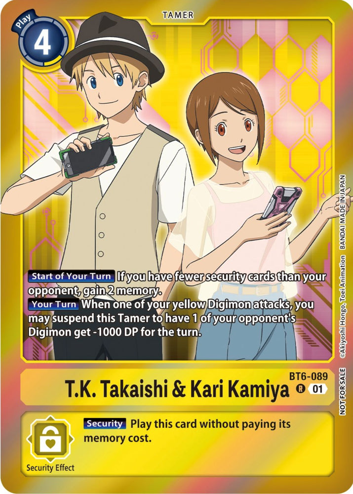 T.K. Takaishi & Kari Kamiya [BT6-089] (Event Pack 5) [Double Diamond Promos]