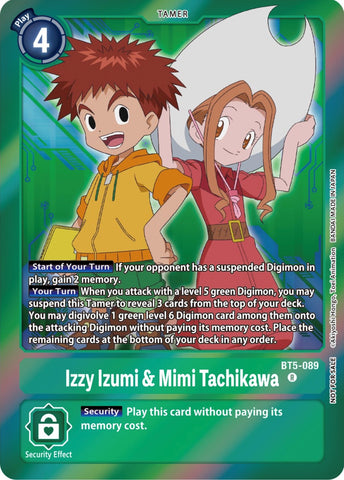 Izzy Izumi & Mimi Tachikawa [BT5-089] (Event Pack 5) [Battle of Omni Promos]