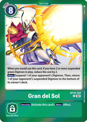 Gran del Sol [BT10-103] (Event Pack 5) [Xros Encounter Promos]