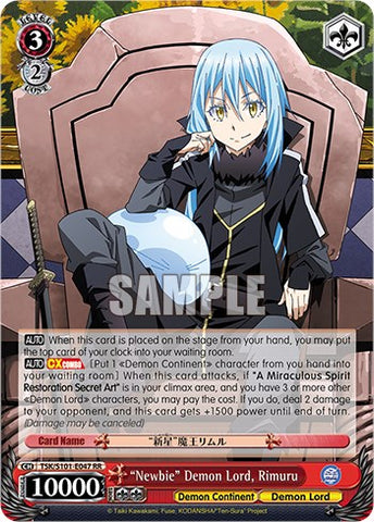 “Newbie” Demon Lord, Rimuru [That Time I Got Reincarnated as a Slime Vol.3]