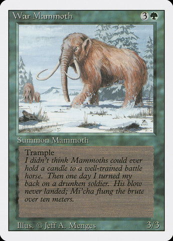 War Mammoth [Edición revisada] 