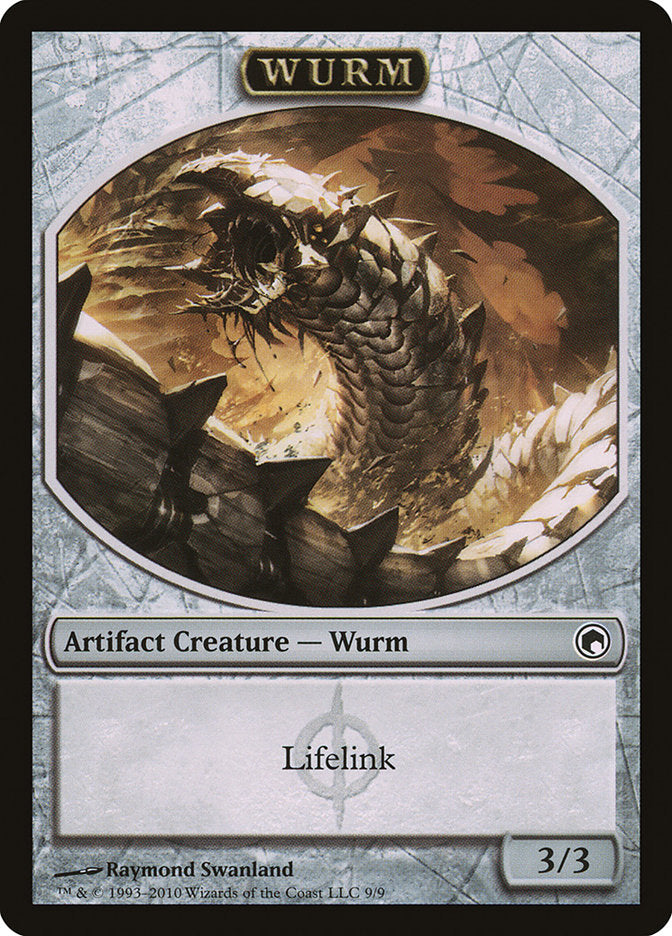 Wurm (Lifelink) [Cicatrices des jetons de Mirrodin] 