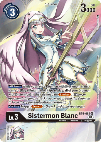 Sistermon Blanc [BT6-082] (Alternate Art) [Double Diamond]
