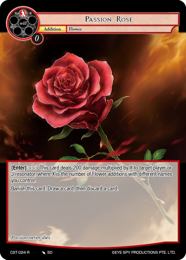 Passion Rose (CST-024 R) [Clash of the Star Trees]