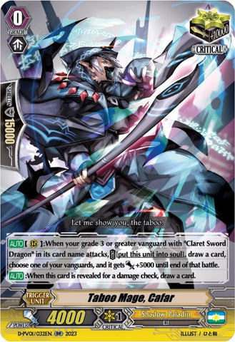 Taboo Mage, Cafar (D-PV01/032EN) [D-PV01: History Collection]