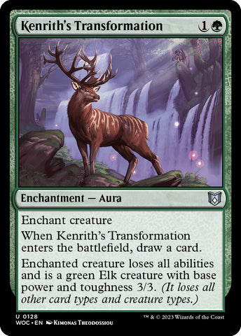 Kenrith's Transformation [Wilds of Eldraine Commander]