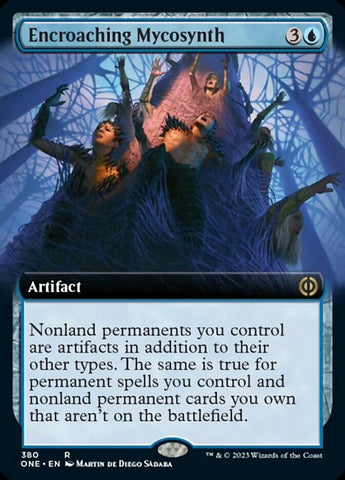 Encroaching Mycosynth (Extended Art) [Phyrexia: All Will Be One]