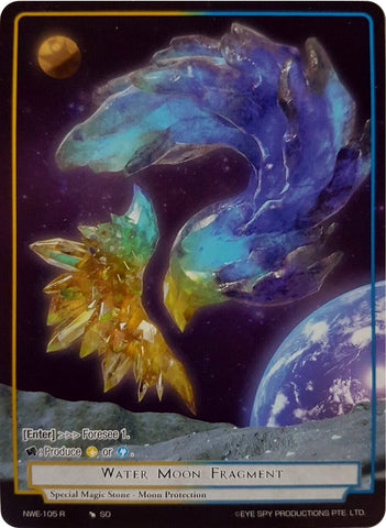 Water Moon Fragment (Full Art Reprint) (NWE-105 R) [Clash of the Star Trees]