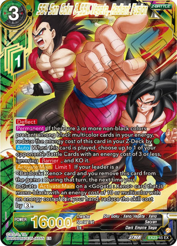 SS4 Son Goku & SS4 Vegeta, Radiant Fusion (EX23-45) [Premium Anniversary Box 2023]