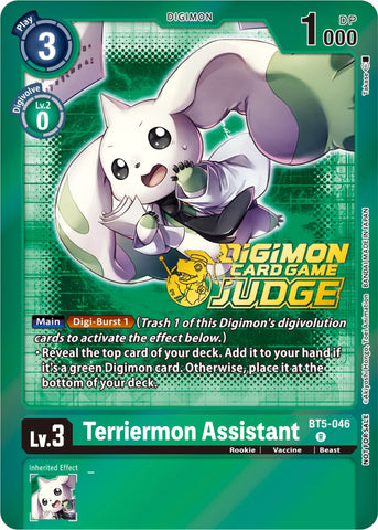 Terriermon Assistant [BT5-046] (Judge Pack 4) [Battle of Omni Promos]