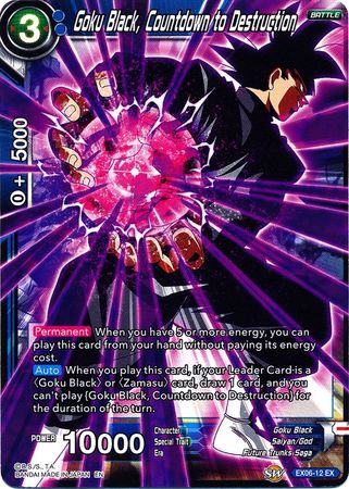 Goku Black, Compte à rebours avant la destruction [EX06-12] 