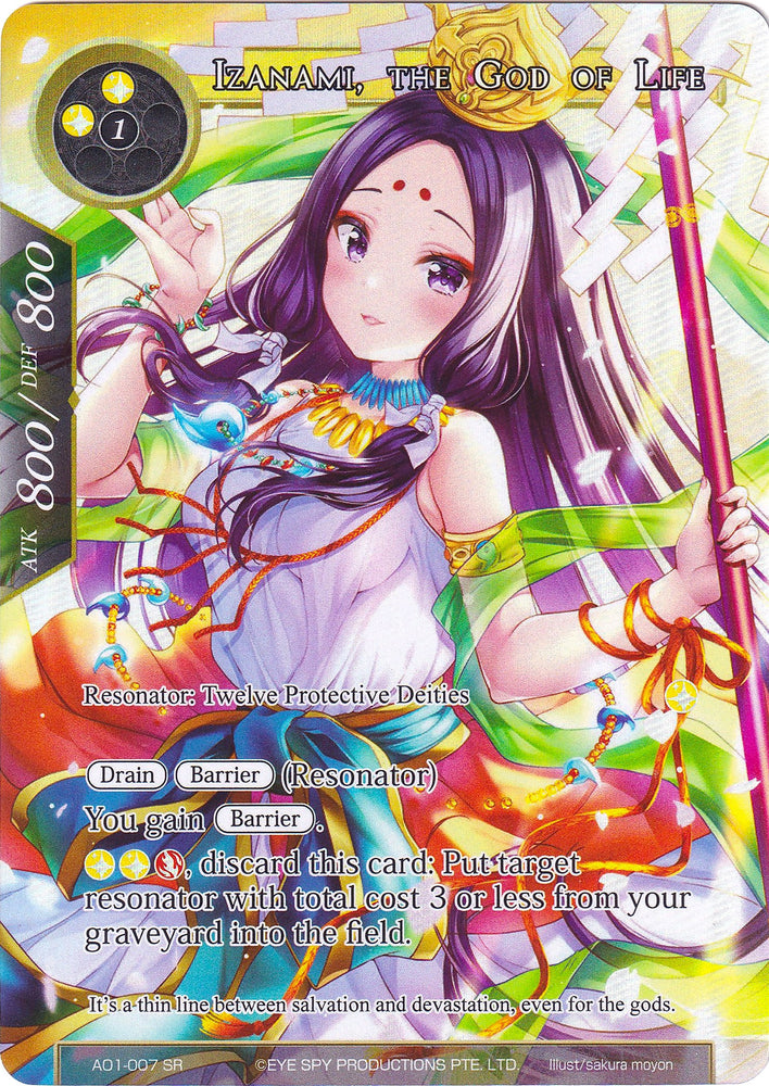 Izanami, the God of Life (Full Art) (AO1-007) [Alice Origin]