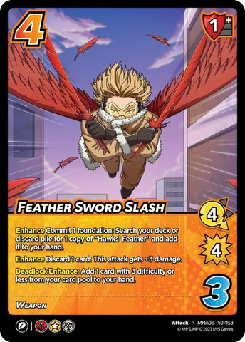 Feather Sword Slash [Jet Burn]