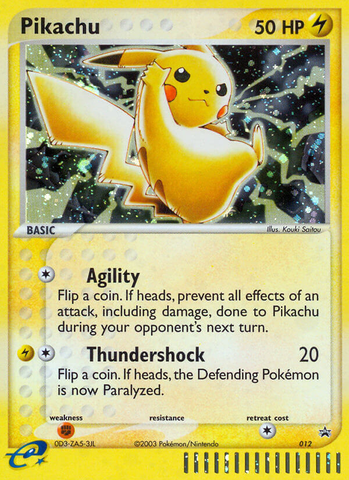 Pikachu (12) [Promotions Nintendo: Black Star] 