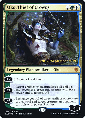 Oko, Thief of Crowns  [Throne of Eldraine Prerelease Promos]