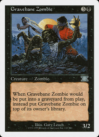 Gravebane Zombie [Classique sixième édition] 