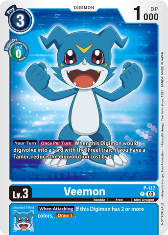 Veemon [P-117] (NYCC 2023 Demo Deck) [Promotional Cards]