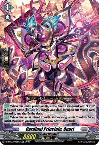 Cardinal Principle, Opart (D-BT12/025EN) [Evenfall Onslaught]