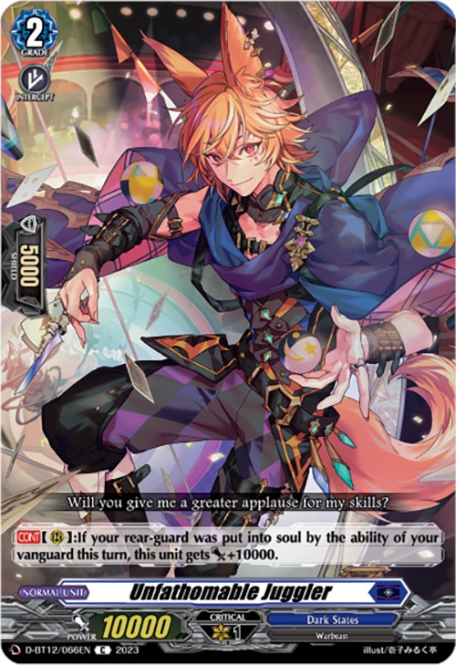 Unfathomable Juggler (D-BT12/066EN) [Evenfall Onslaught]